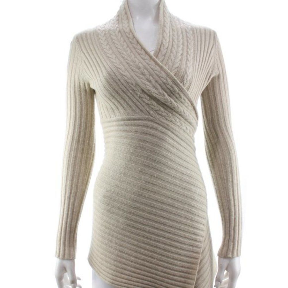 Autumn Cashmere Cream Cable Knit Cardigan